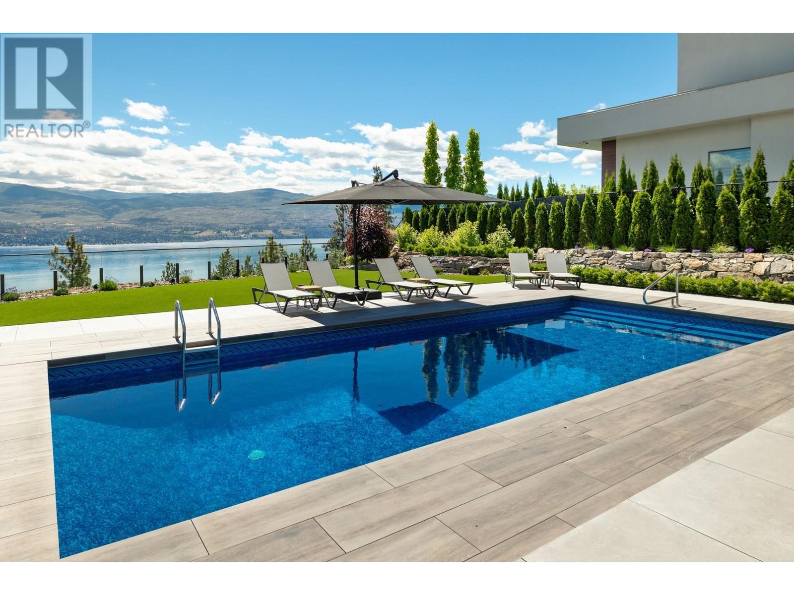 2463 Thacker Drive, West Kelowna, BC - Outdoor With Body Of Water With In Ground Pool