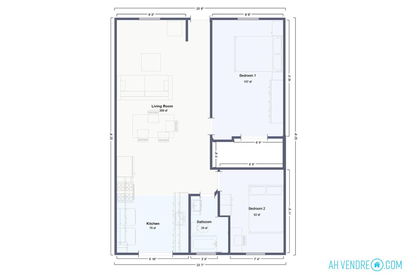 Drawing (sketch) - 2184 Av. Lebrun, Montréal (Mercier/Hochelaga-Maisonneuve), QC - Other