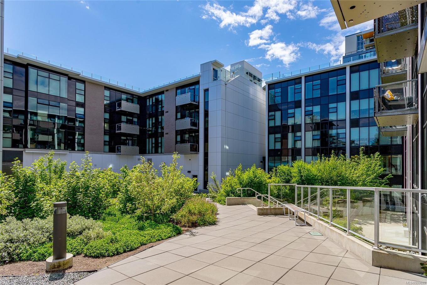 N408-1105 Pandora Ave, Victoria, BC - Outdoor With Balcony