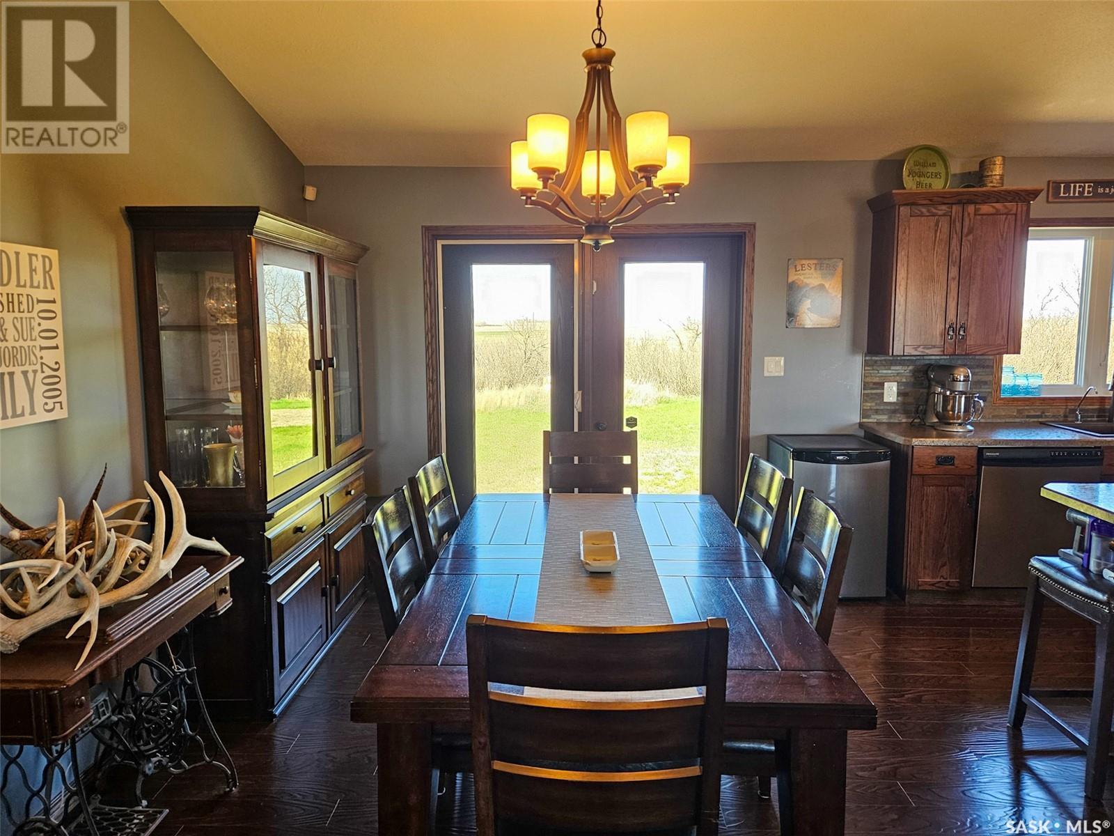 Chandler Acreage, Wood River Rm No. 74, SK - Indoor Photo Showing Dining Room