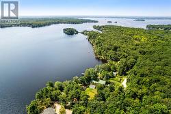 Clear waterfront for swimming, boating & fishing -