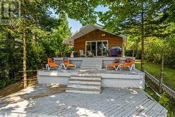 Tiered deck offers fabulous lake views -