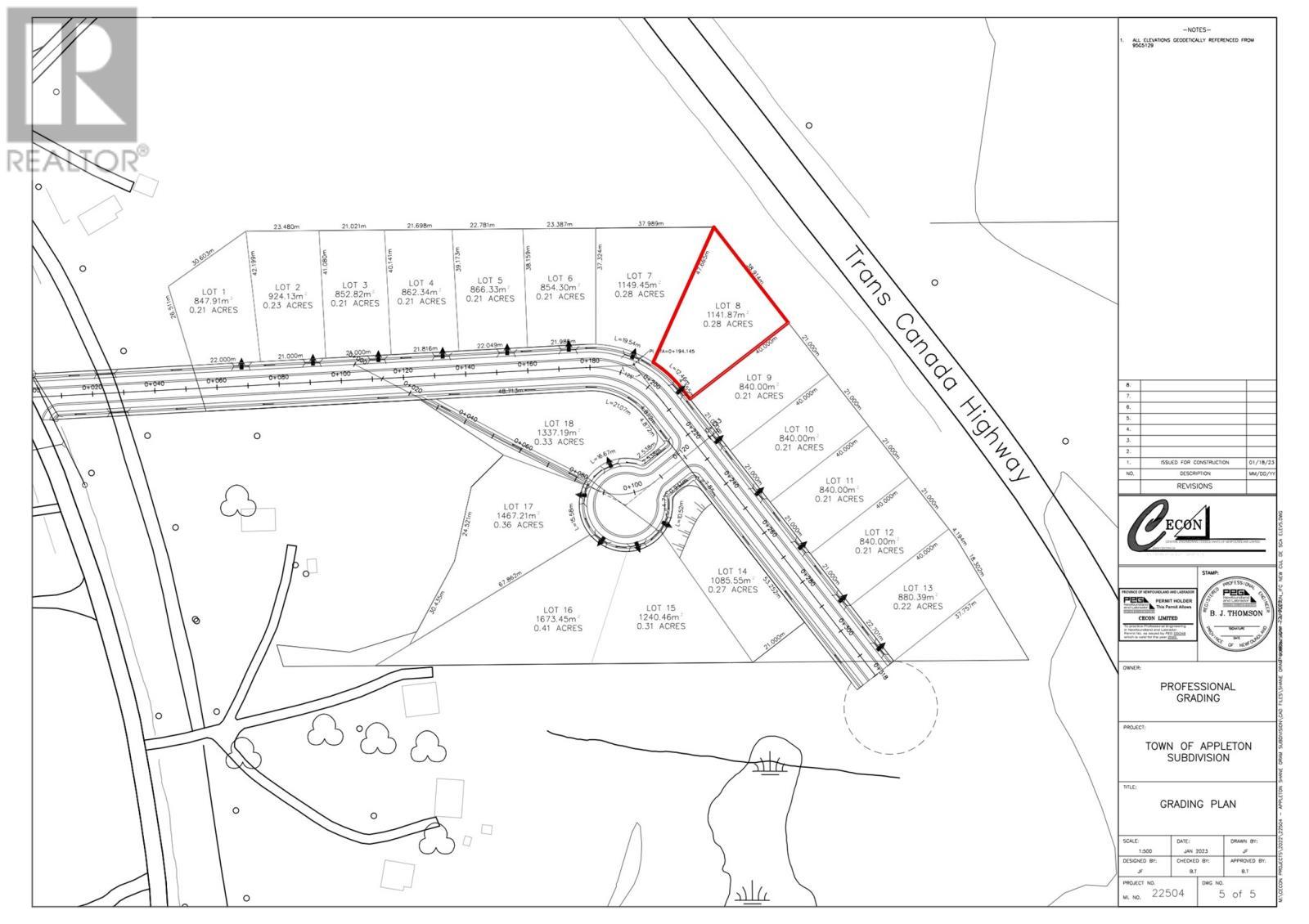 Lot 8 Temple Avenue, Appleton, NL