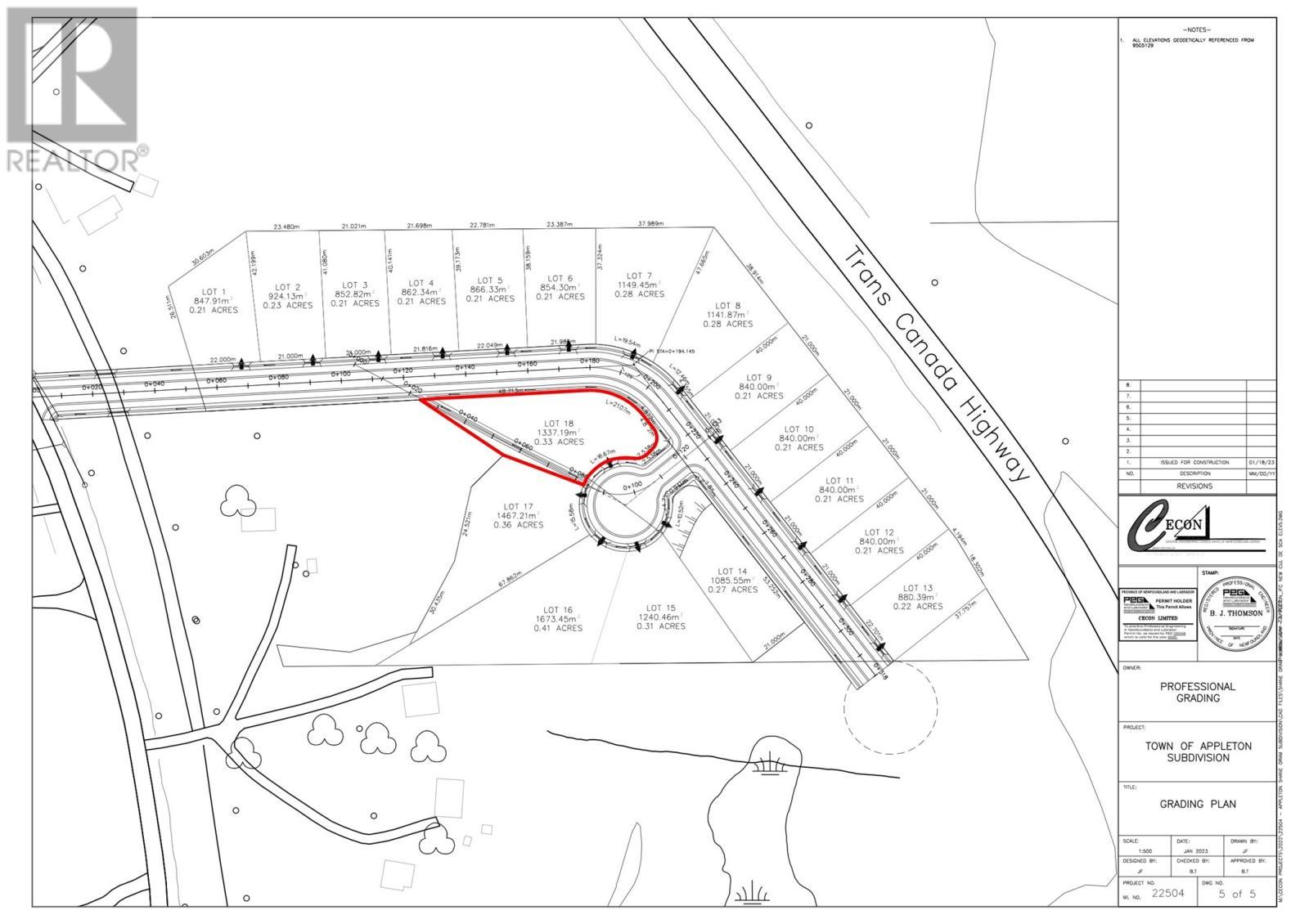 Lot 18 Trestle Place, Appleton, NL