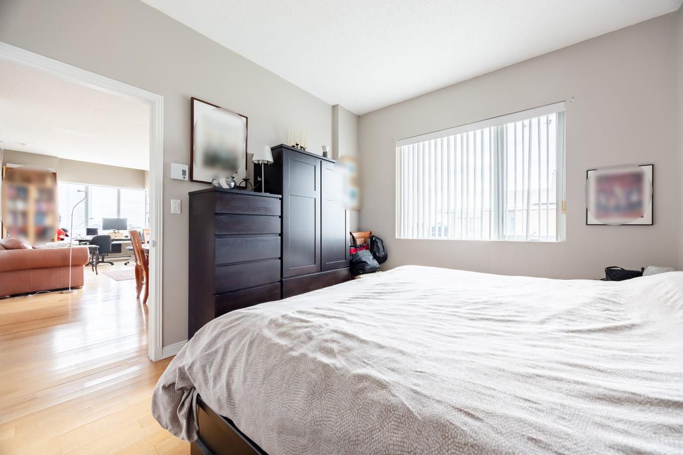 Chambre à coucher - 2101-1200 Rue St-Jacques, Montréal (Ville-Marie), QC - Indoor Photo Showing Bedroom