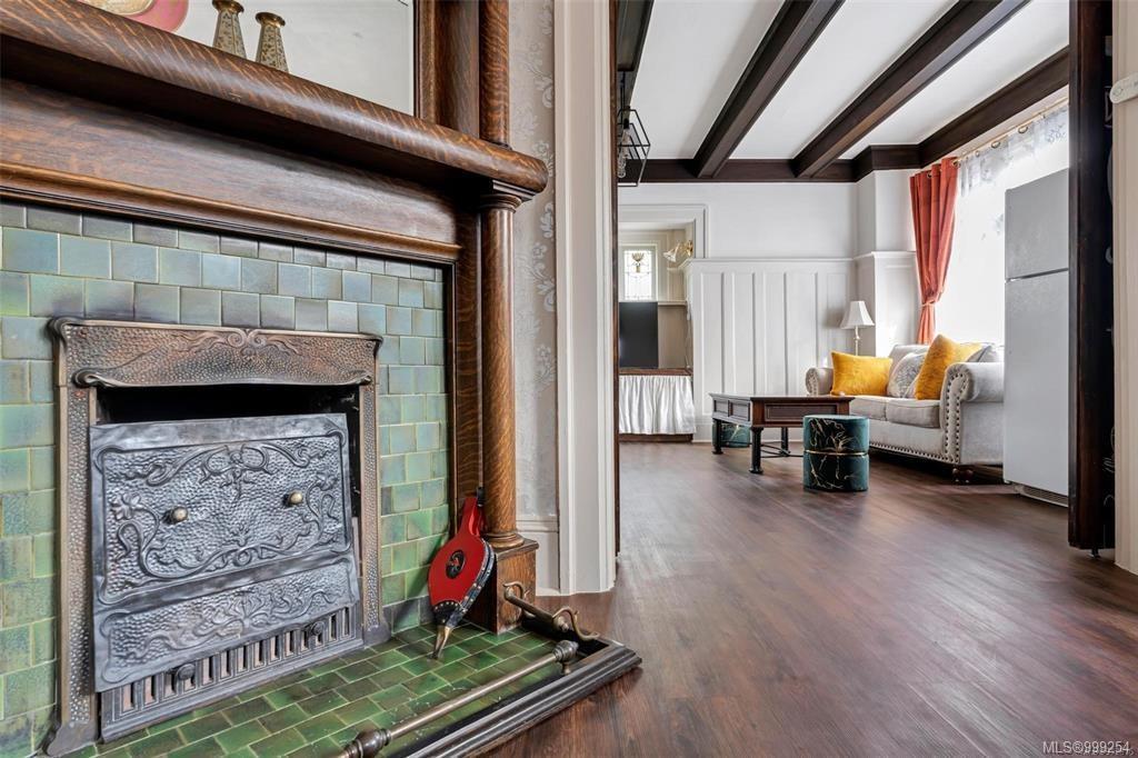 516 Su'It St, Victoria, BC - Indoor With Fireplace