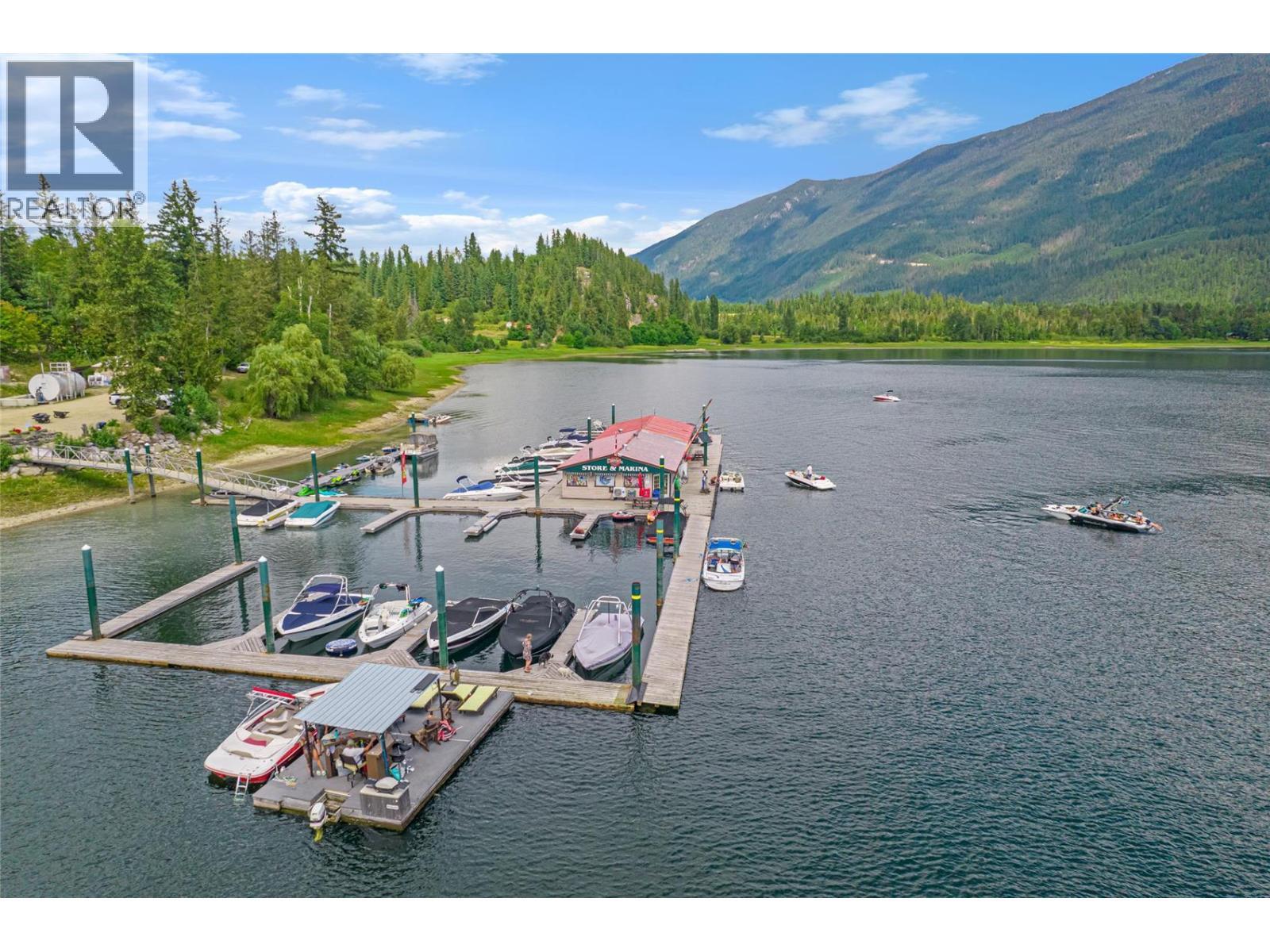 local marina - 1446 Nittel Road, Seymour Arm, BC - Outdoor With Body Of Water With View