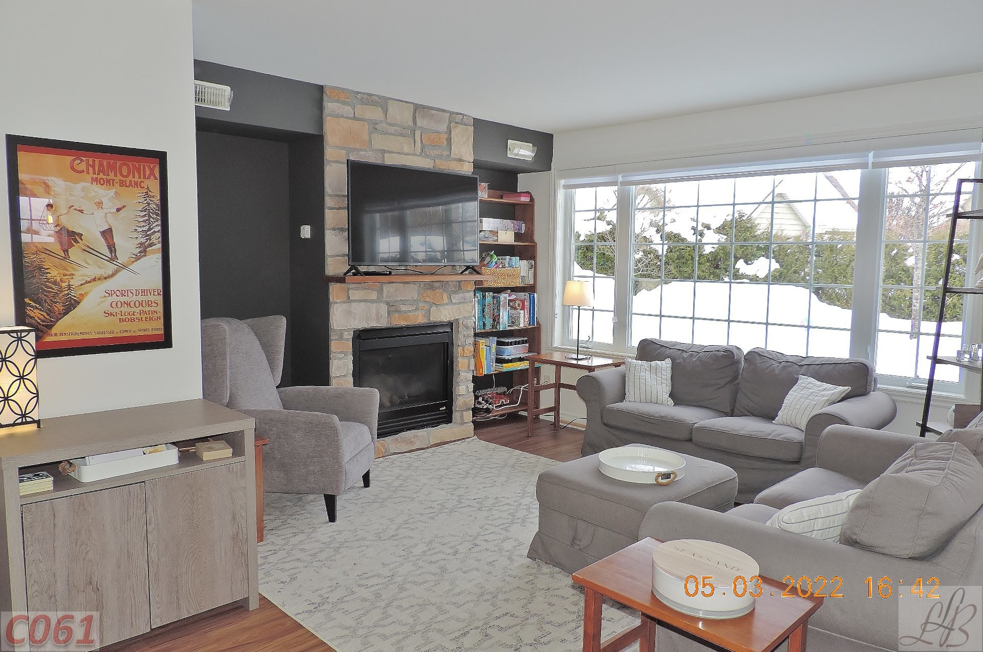 Salon - 14 Mtée Victor-Nymark, Saint-Sauveur, QC - Indoor Photo Showing Living Room With Fireplace