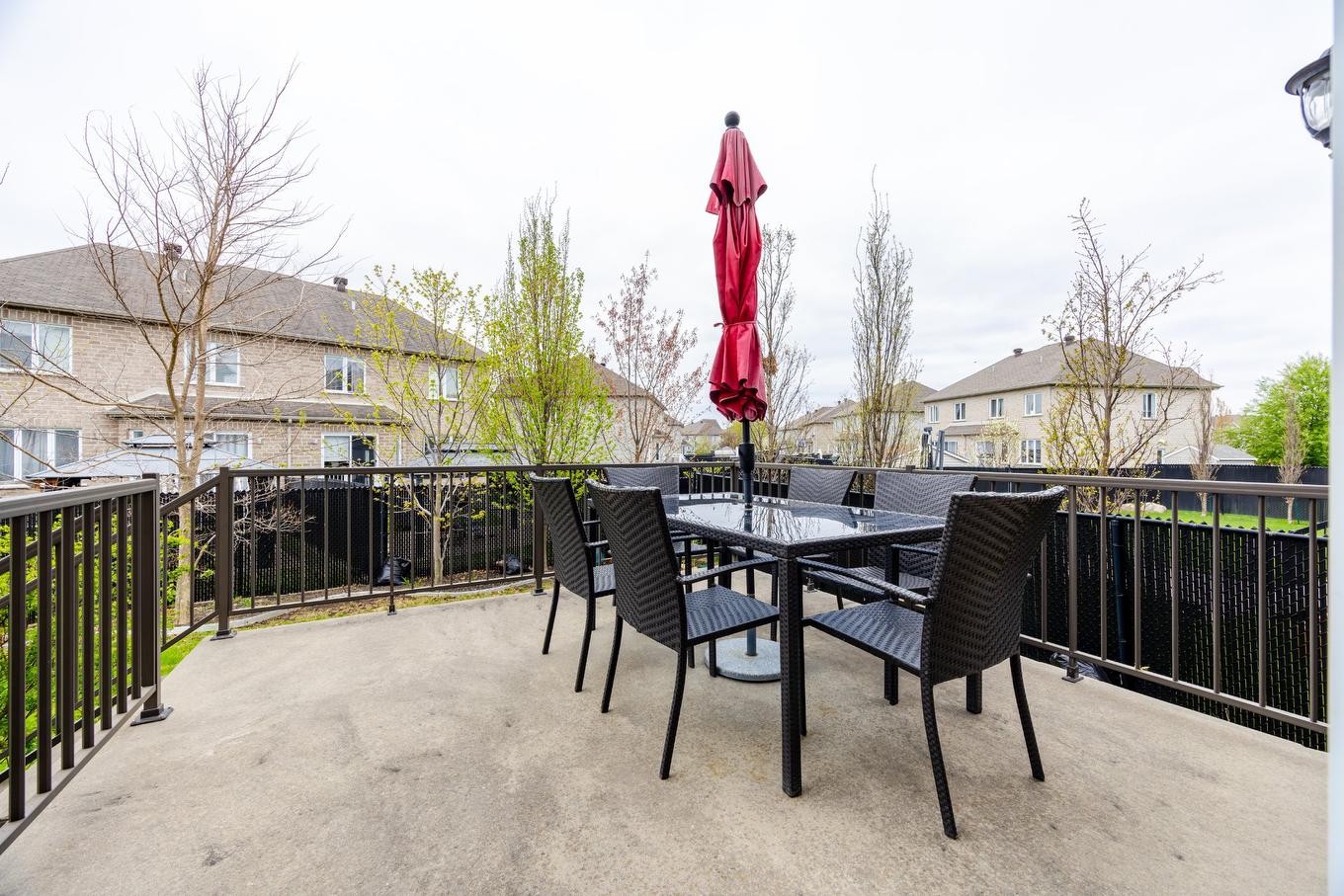 Backyard - 7775 Rue De Lausanne, Brossard, QC - Outdoor With Deck Patio Veranda With Exterior