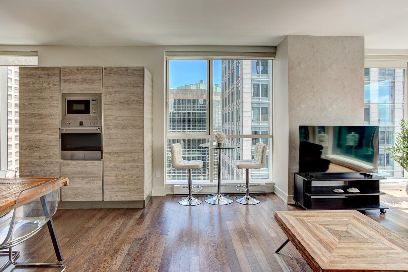 Overall view - 2405-1300 Boul. René-Lévesque O., Montréal (Ville-Marie), QC - Indoor Photo Showing Living Room