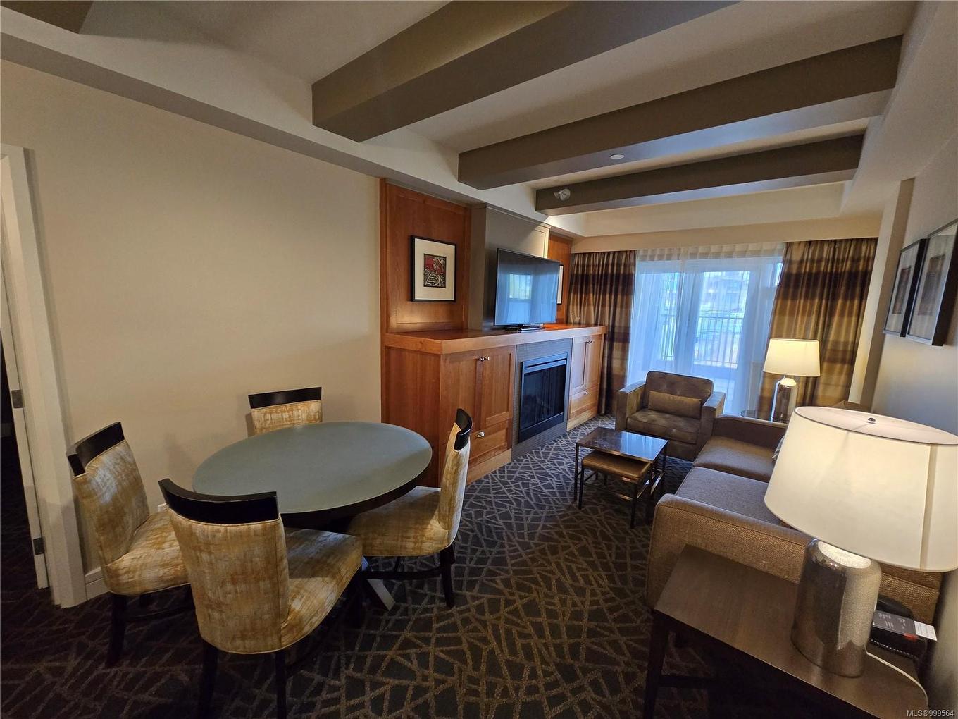 236/238 C-1999 Country Club Way, Langford, BC - Indoor With Fireplace