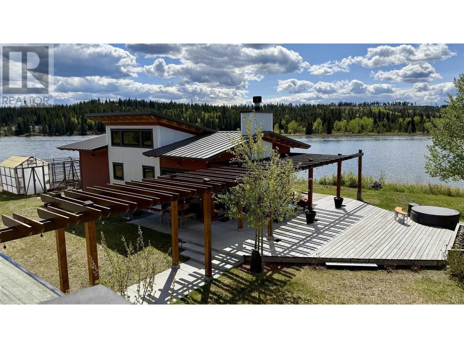 5460 Carlson Road, 100 Mile House, BC - Outdoor With Body Of Water With View