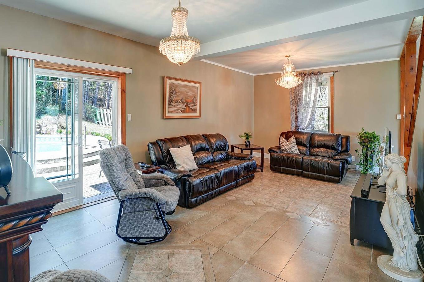 Living room - 8829 Route 117 S., Rivière-Rouge, QC - Indoor Photo Showing Living Room