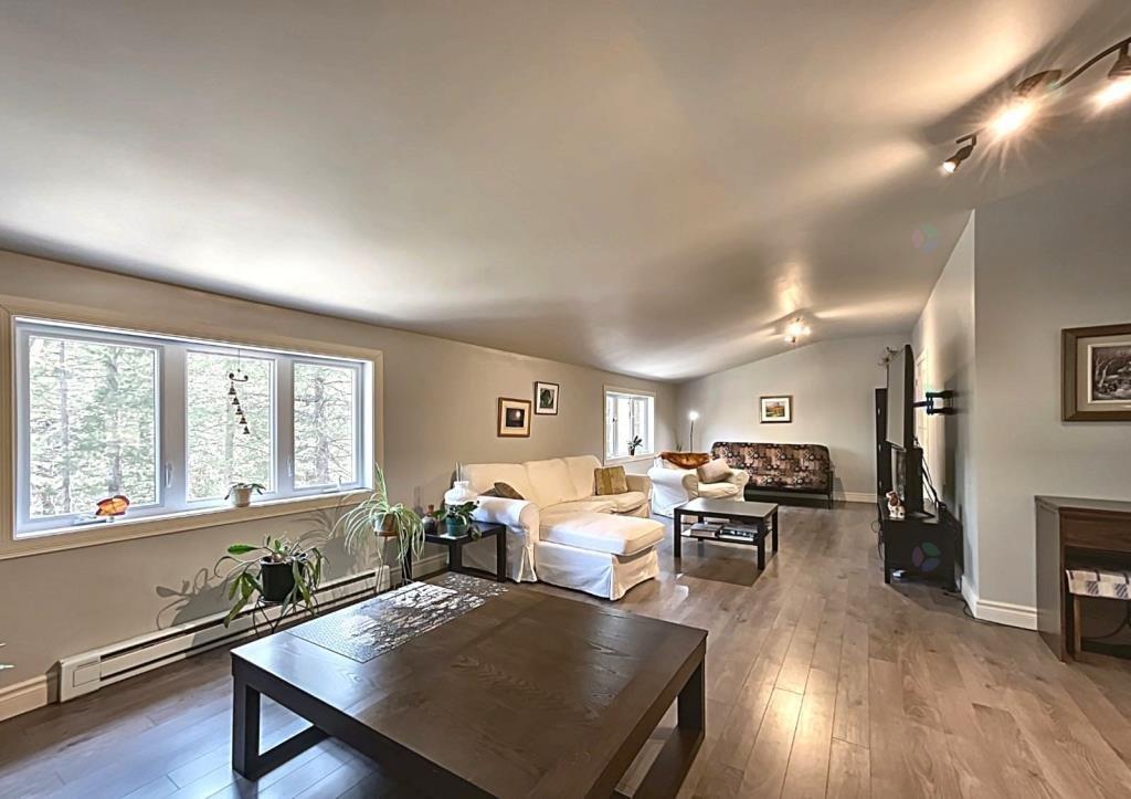 Living room - 450 Ch. Aubin, Saint-Sauveur, QC - Indoor Photo Showing Living Room