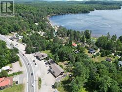 Buildings Downtown Dwight, close to Lake of Bays -