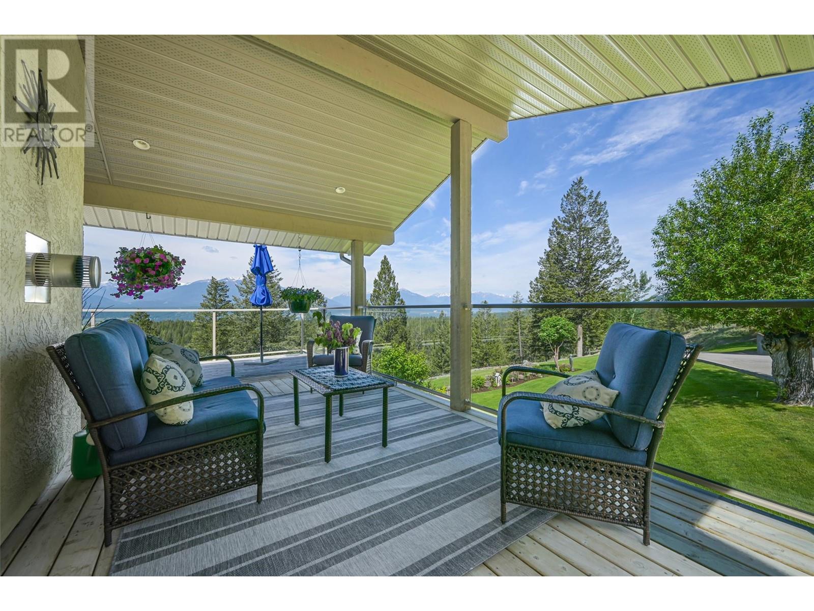 9520 Juniper Heights Road, Invermere, BC - Outdoor With Deck Patio Veranda With Exterior