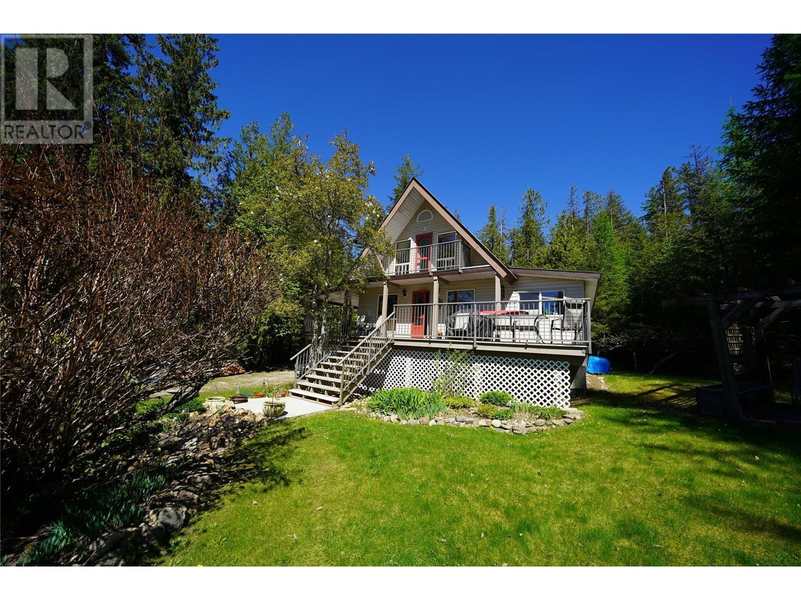 425 Alexander Road, Procter, BC - Outdoor With Deck Patio Veranda