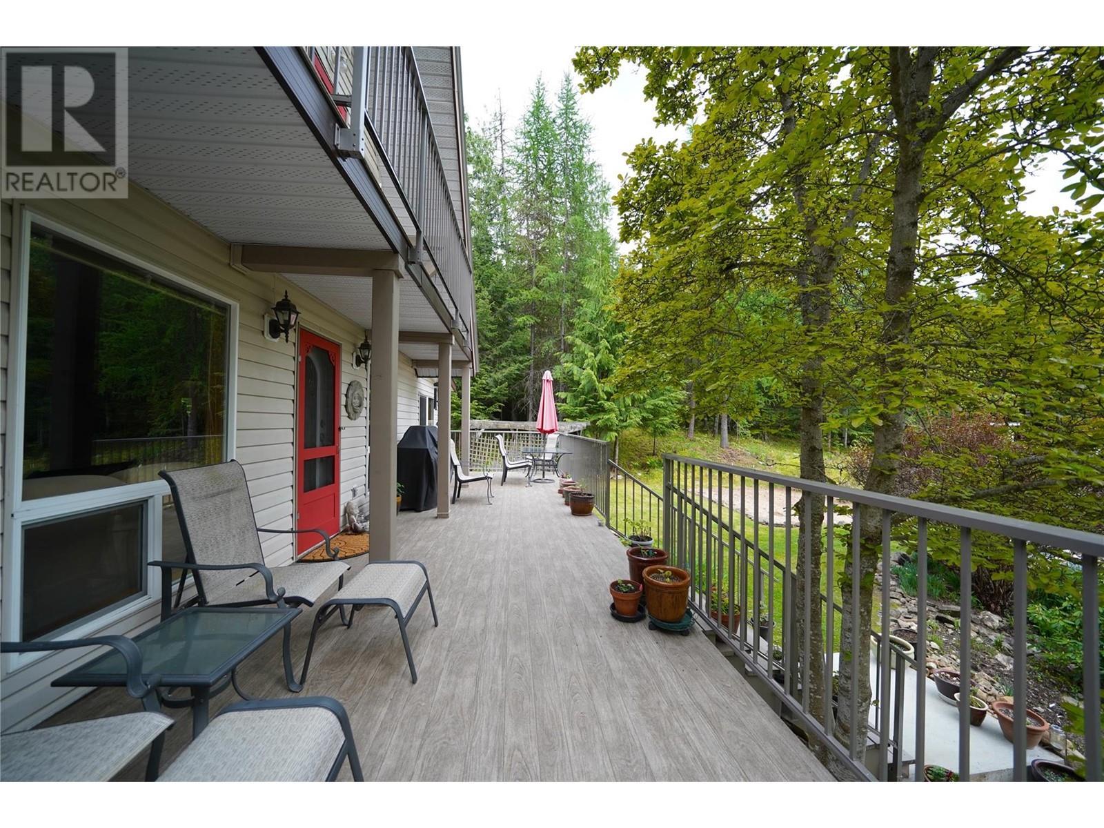 425 Alexander Road, Procter, BC - Outdoor With Deck Patio Veranda With Exterior