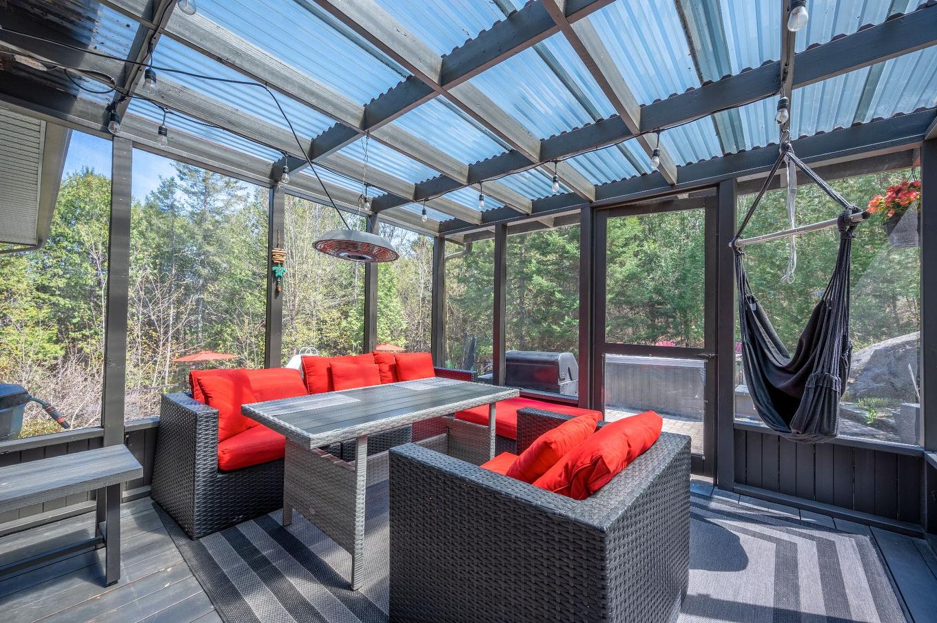 Veranda - 153 Route 323, Brébeuf, QC - Outdoor With Deck Patio Veranda With Exterior