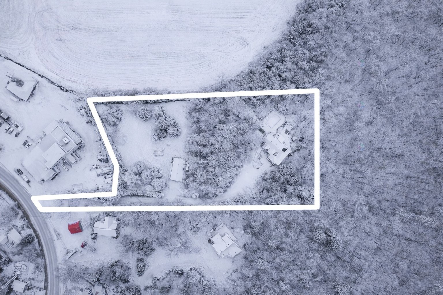 Aerial View - 153 Route 323, Brébeuf, QC -