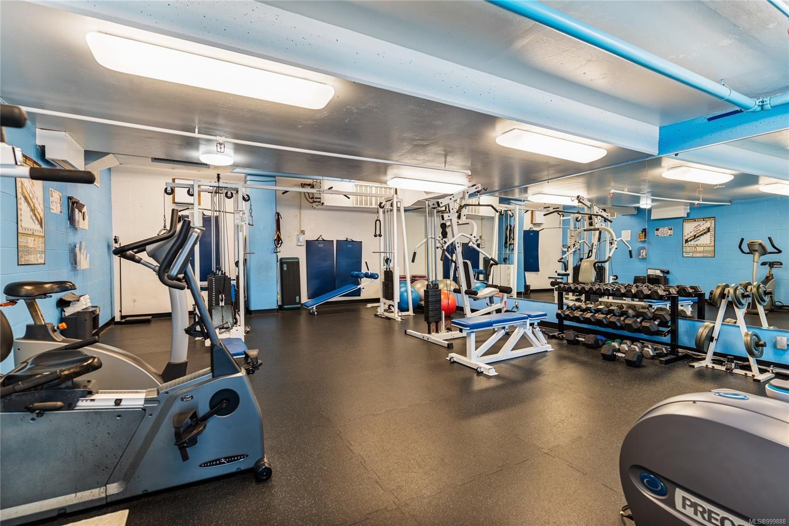 821-21 Dallas Rd, Victoria, BC - Indoor Photo Showing Gym Room
