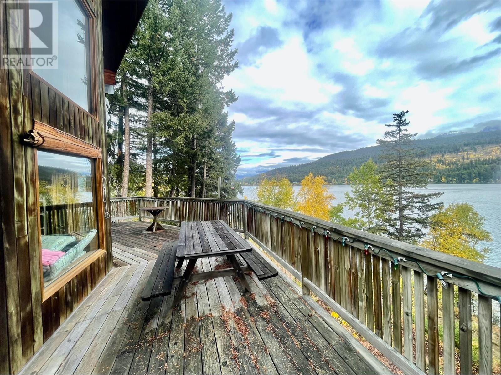 8200 Gun Lake West Road, Gold Bridge, BC - Outdoor With Body Of Water With Deck Patio Veranda With View
