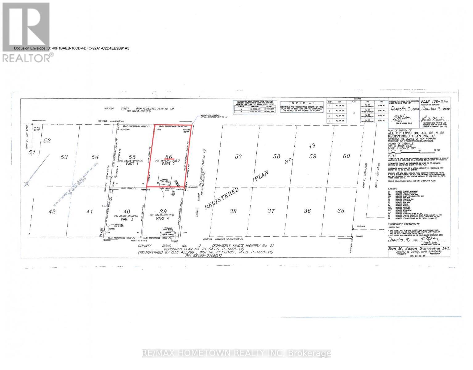 Lot 56 Hooker Street, Edwardsburgh/Cardinal, ON
