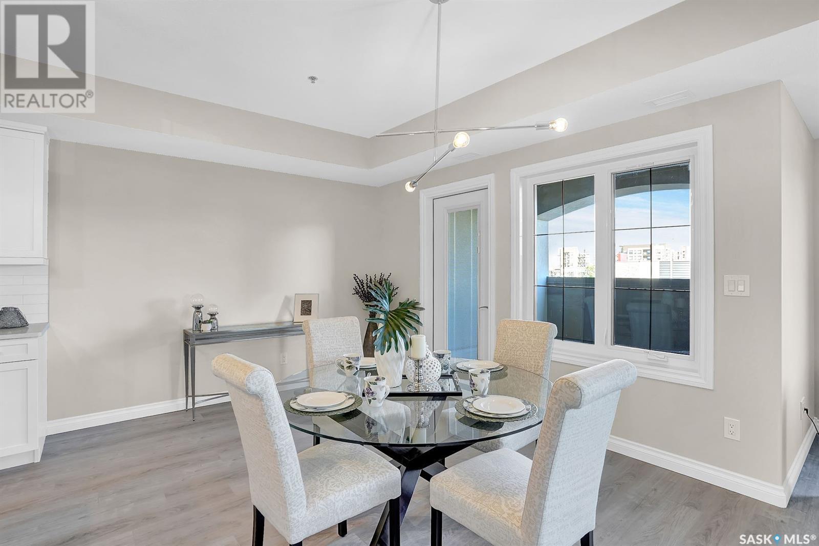 402 4594 Harbour Landing Drive, Regina, SK - Indoor Photo Showing Dining Room