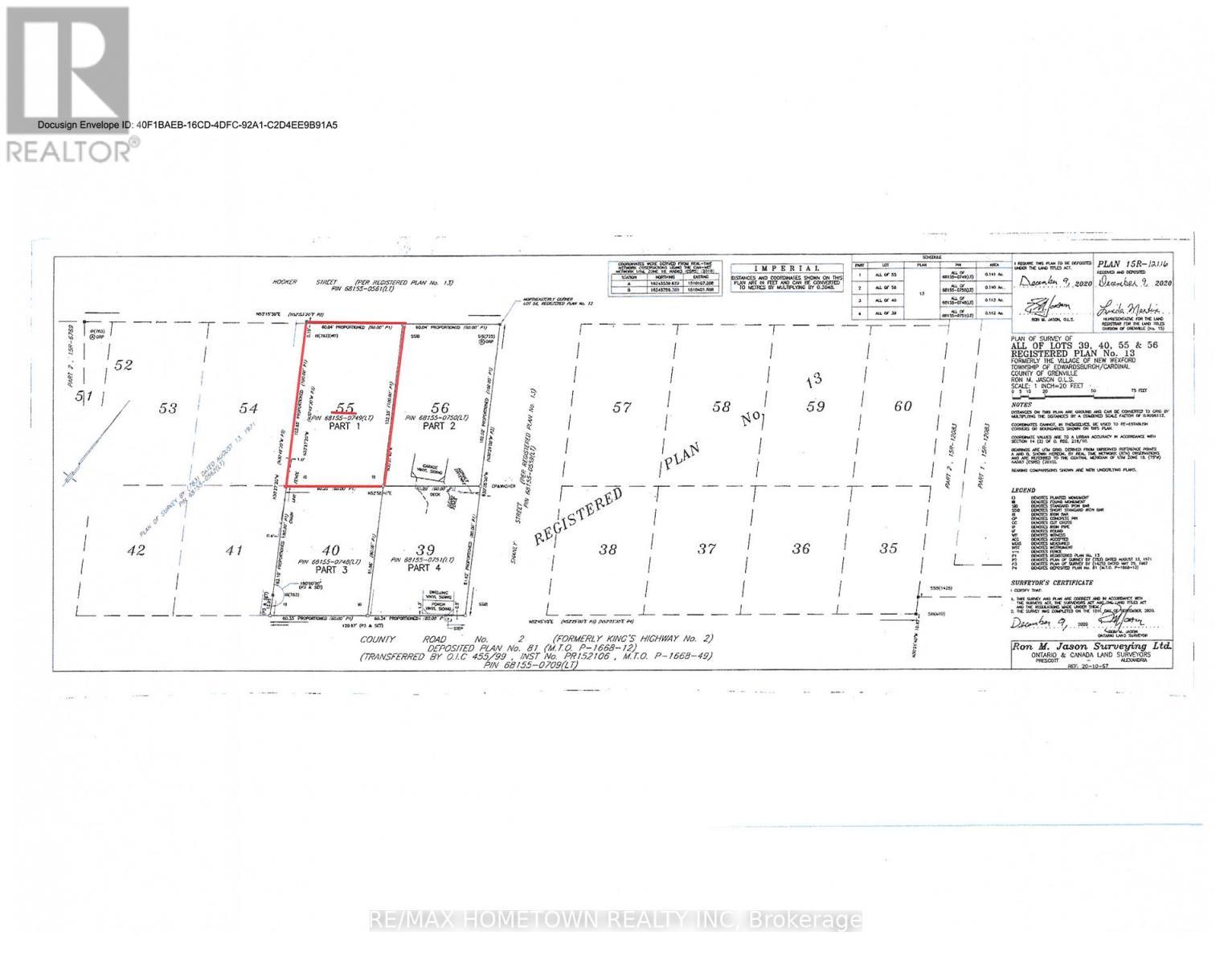 Lot 55 Hooker Street, Edwardsburgh/Cardinal, ON