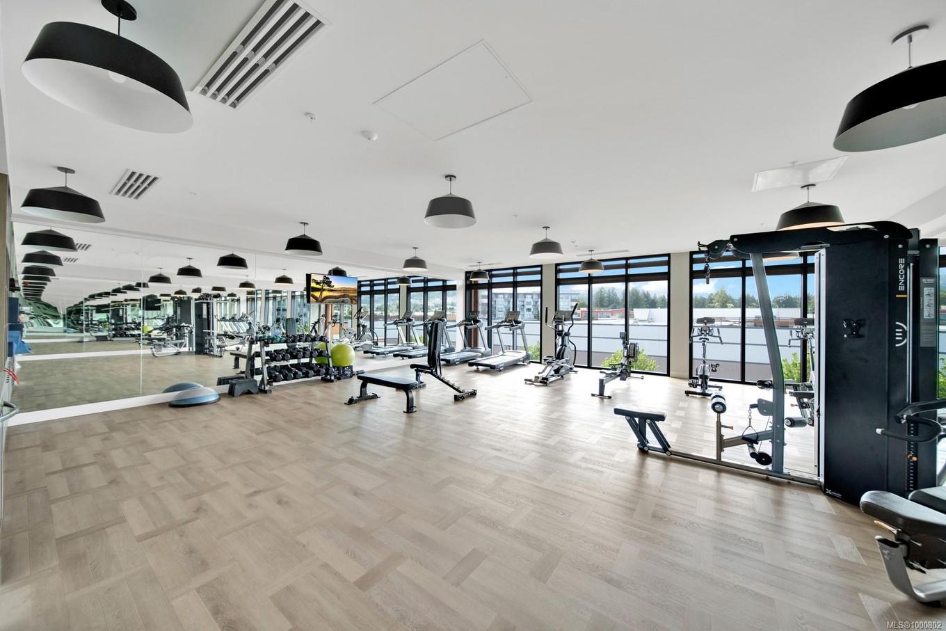 531-920 Reunion Ave, Langford, BC - Indoor Photo Showing Gym Room