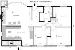 Main Level Floor Plan -
