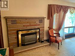 Fireplace in living room -