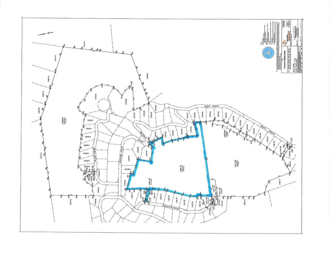 Plan (croquis) - Rue De La Vallée, Shefford, QC