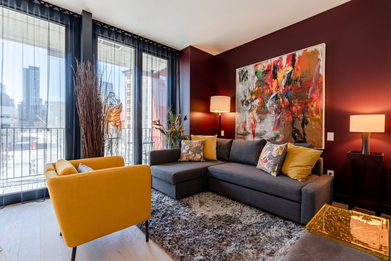 Chambre à coucher - 513-1 Boul. De Maisonneuve O., Montréal (Ville-Marie), QC - Indoor Photo Showing Living Room