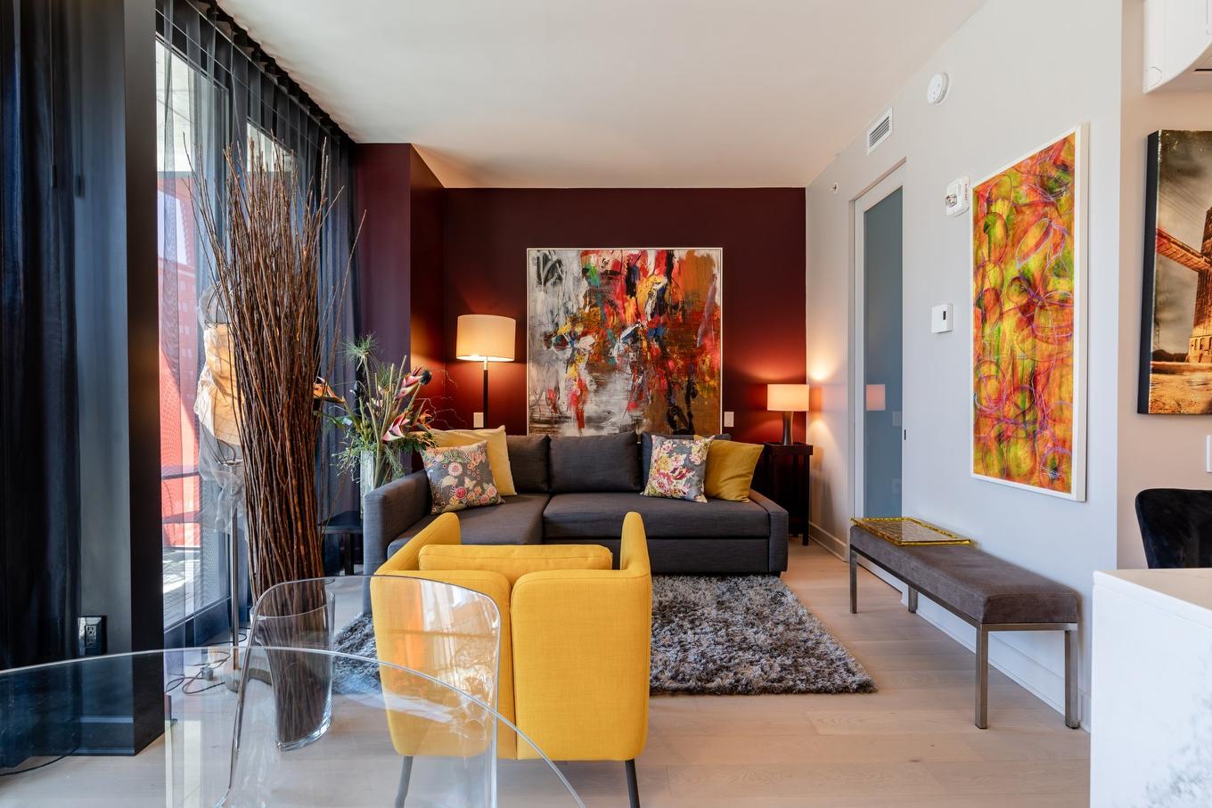 Chambre à coucher - 513-1 Boul. De Maisonneuve O., Montréal (Ville-Marie), QC - Indoor Photo Showing Living Room