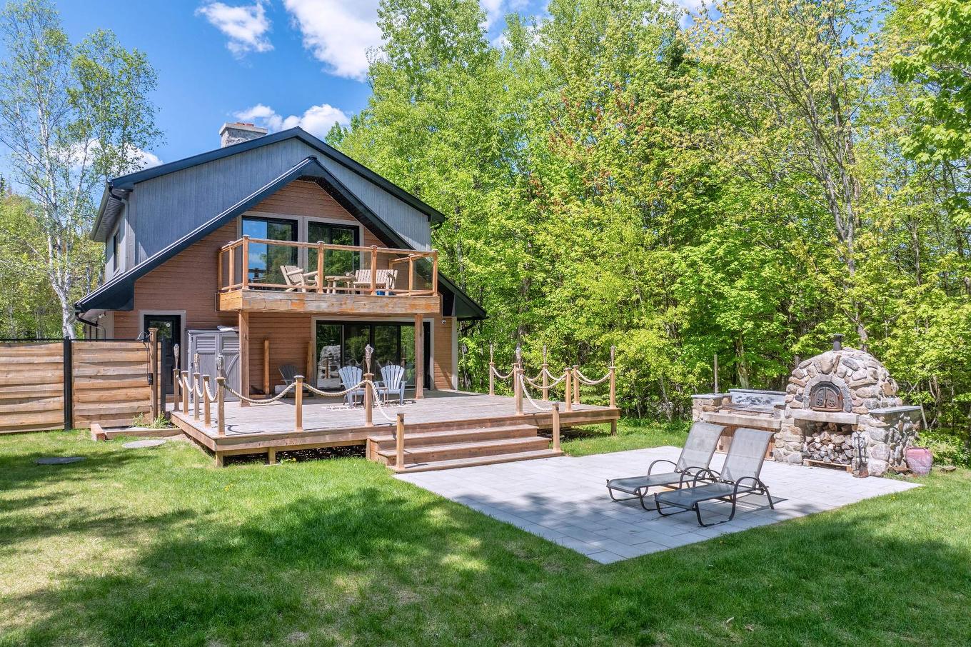 Aerial photo - 494 Ch. Léo-Bouvrette, Mont-Tremblant, QC - Outdoor With Deck Patio Veranda