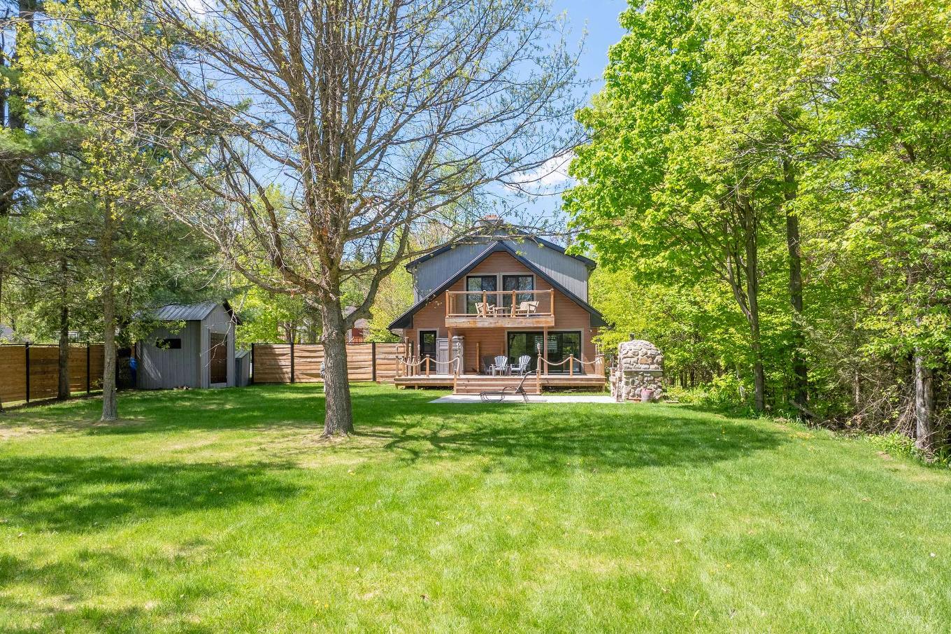 Aerial photo - 494 Ch. Léo-Bouvrette, Mont-Tremblant, QC - Outdoor With Deck Patio Veranda