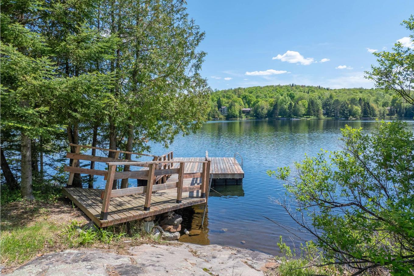 Access to a body of water - 494 Ch. Léo-Bouvrette, Mont-Tremblant, QC - Outdoor With Body Of Water With View