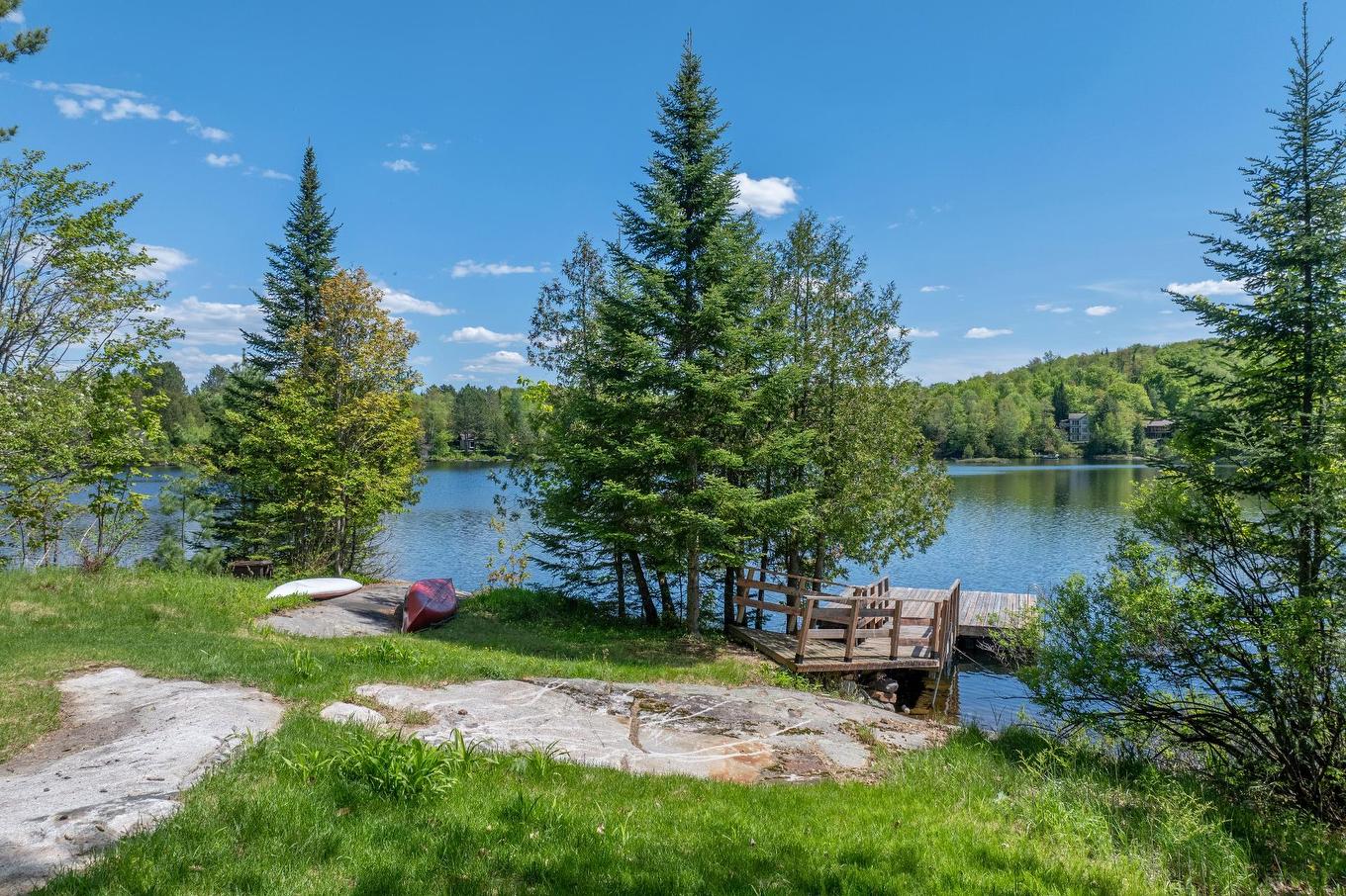 Access to a body of water - 494 Ch. Léo-Bouvrette, Mont-Tremblant, QC - Outdoor With Body Of Water With View