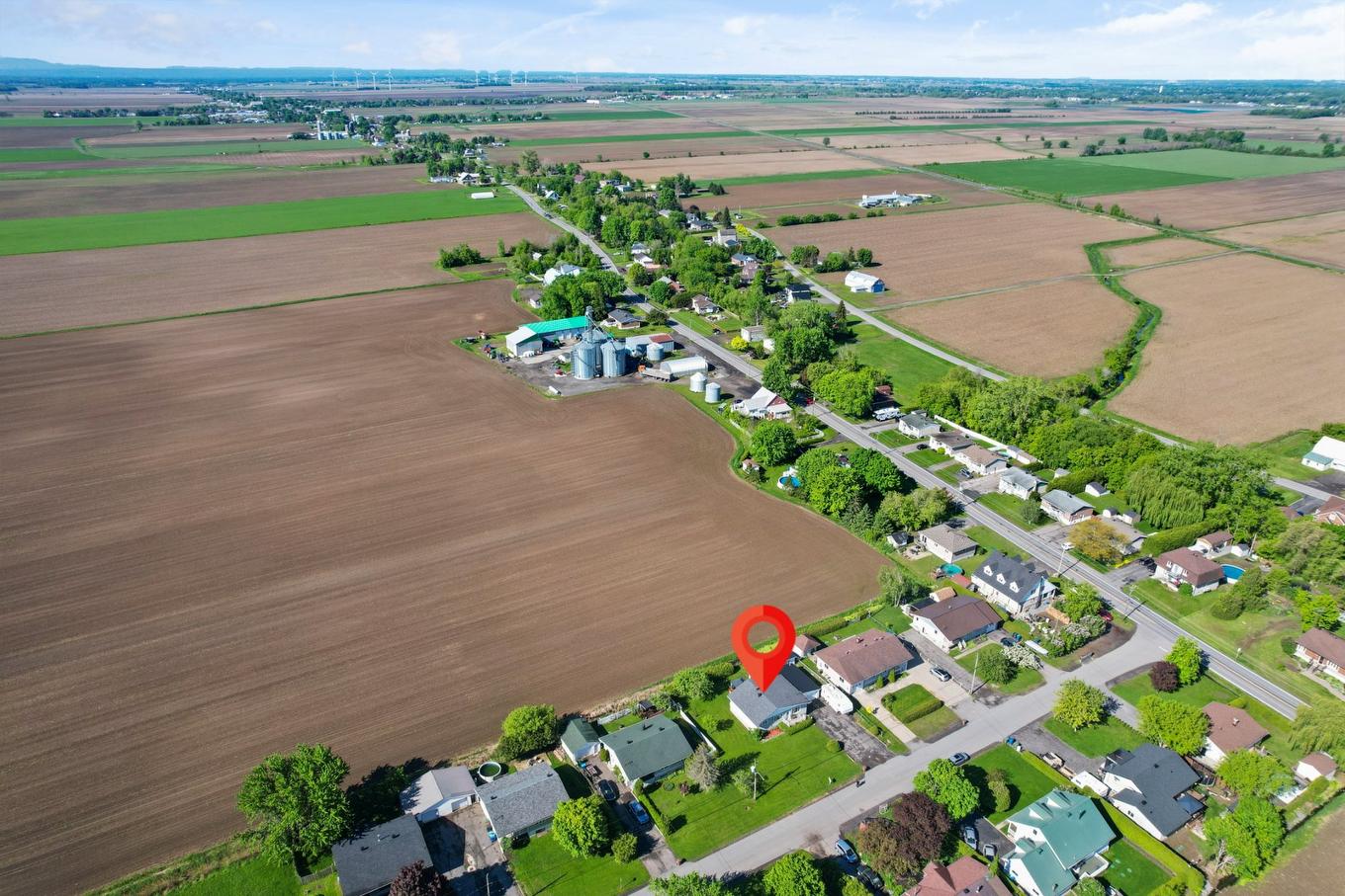 Aerial photo - 18 Rue Viau, Saint-Isidore, QC - Outdoor With View