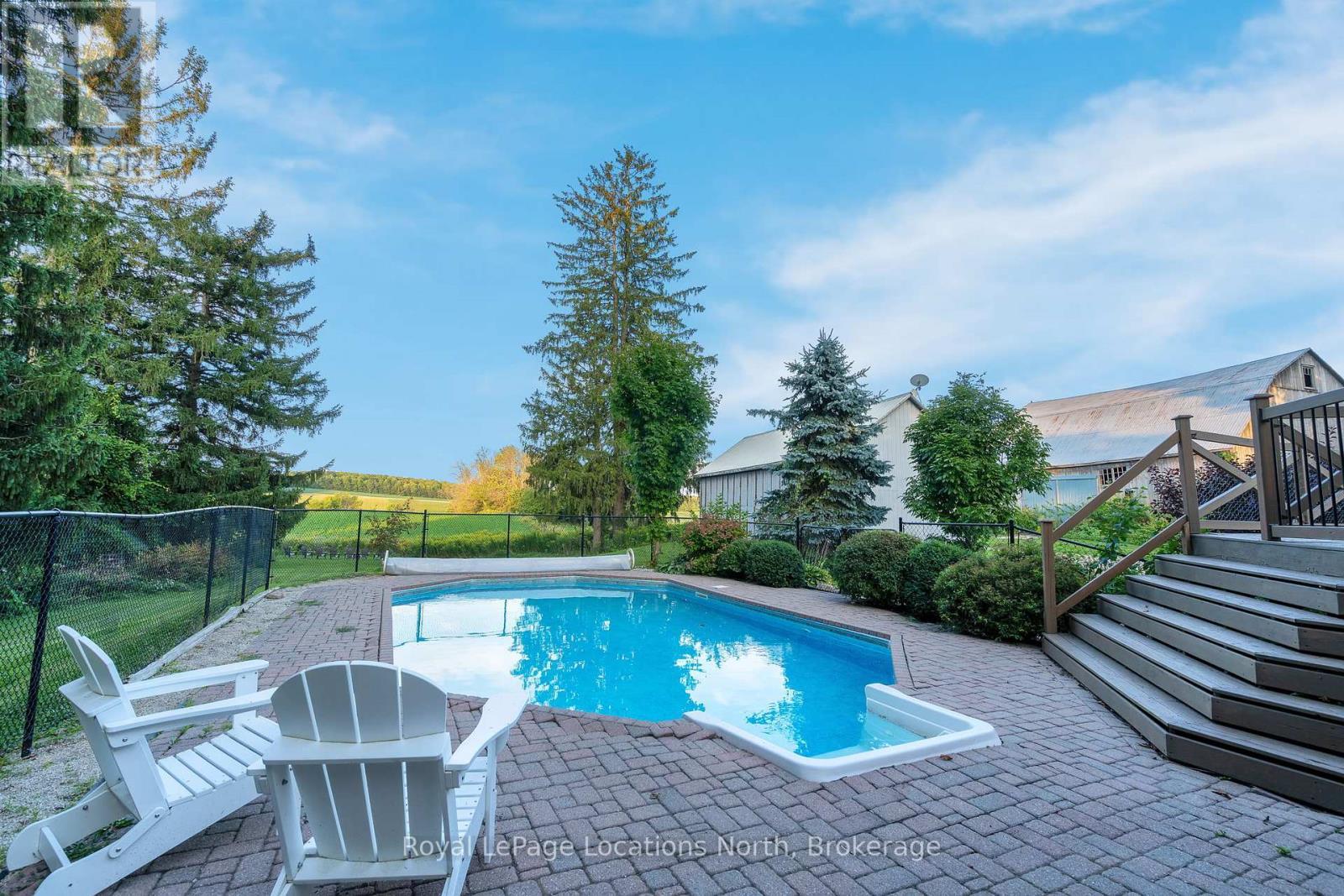 2605 County 42 Road, Clearview, ON - Outdoor With In Ground Pool With Deck Patio Veranda