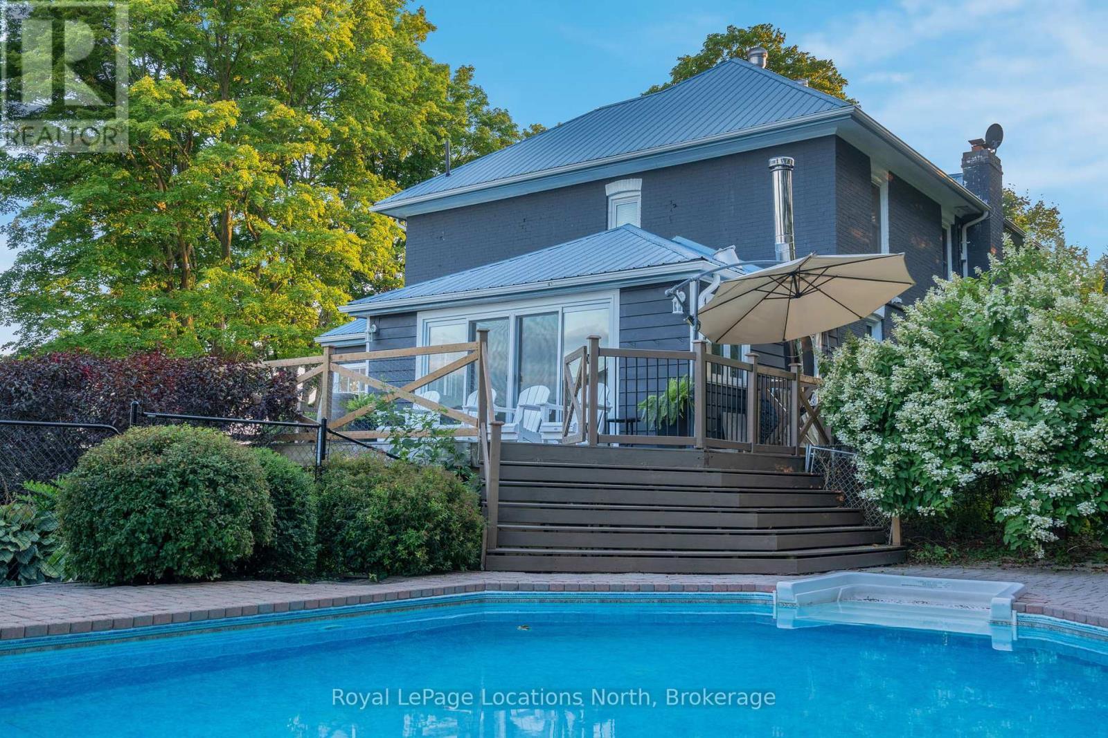 2605 County 42 Road, Clearview, ON - Outdoor With In Ground Pool With Deck Patio Veranda