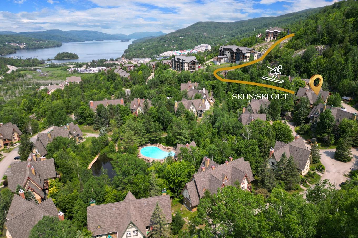 Vue d'ensemble - 4-234 Ch. De La Forêt, Mont-Tremblant, QC - Outdoor With View