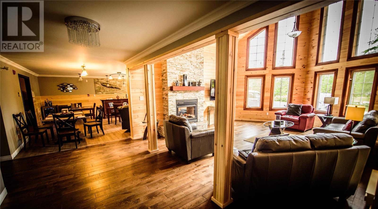 0 Sir Richard Squires Park, Cormack, NL - Indoor Photo Showing Living Room With Fireplace