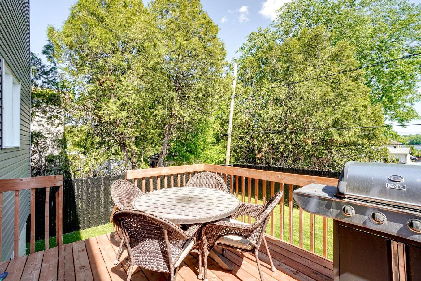 Backyard - 8490 Rue Duceppe, Laval (Saint-François), QC - Outdoor With Deck Patio Veranda With Exterior