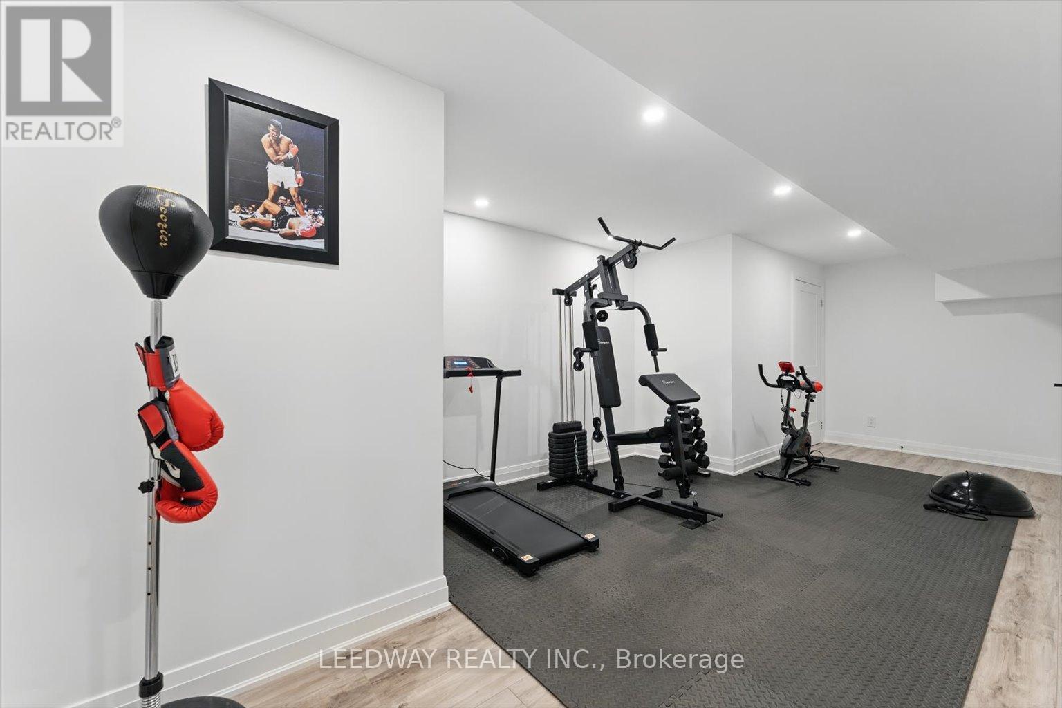 24410 Thorah Park Boulevard, Brock, ON - Indoor Photo Showing Gym Room