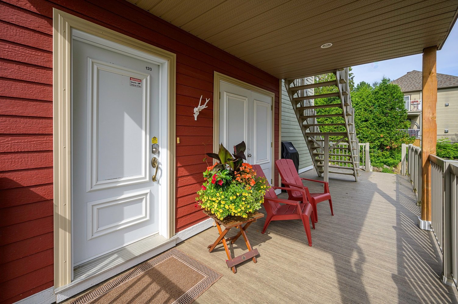Front of Structure - 120 Ch. Louis-Dufour, Saint-Sauveur, QC - Outdoor With Deck Patio Veranda With Exterior