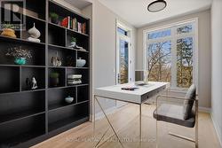 3rd Floor Office with W/O to Balcony -