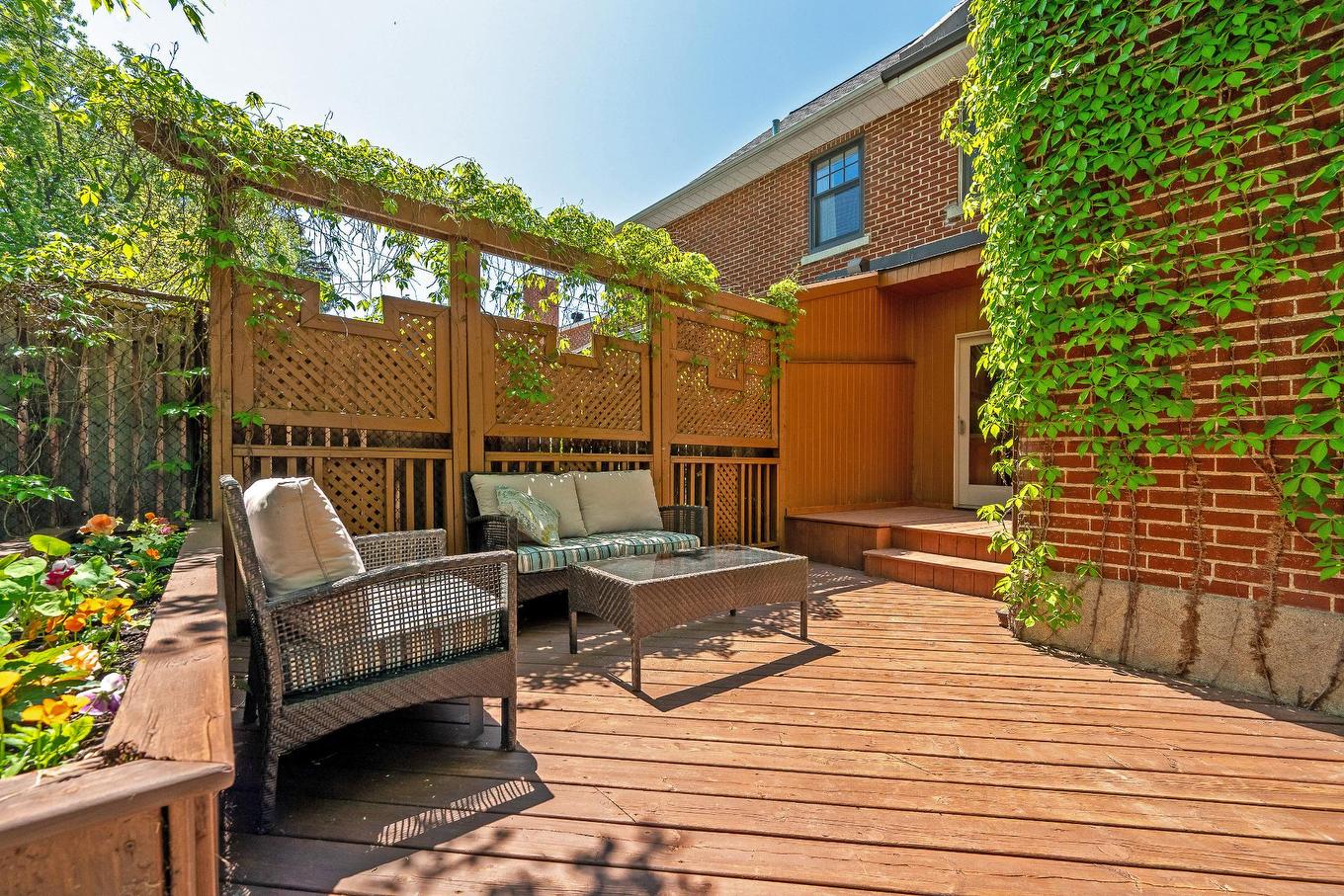 Patio - 58 Av. Beverley, Mont-Royal, QC - Outdoor With Deck Patio Veranda With Exterior