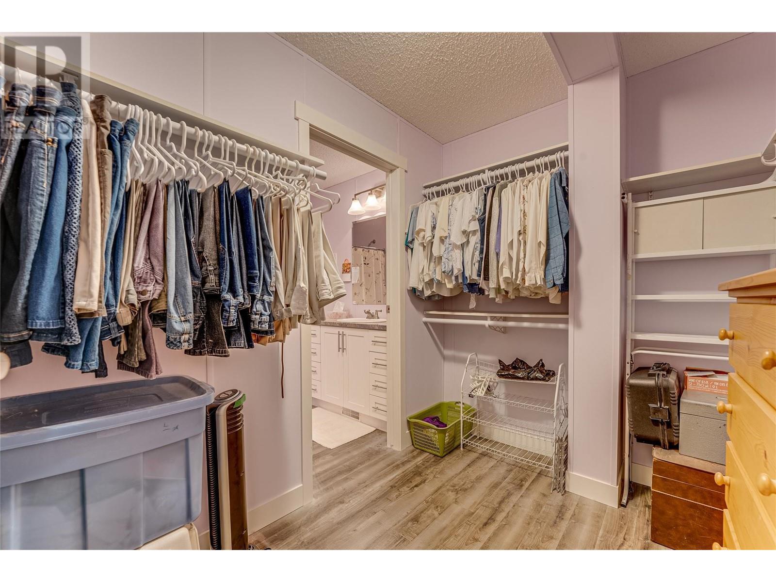 large walk through closet - 1600 43 Avenue Unit# 25, Vernon, BC